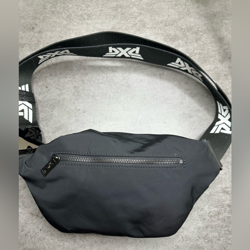 PXG Black Sling / Belt Bag — Gunmetal Hardware, Excellent Condition - Picture 4 of 9